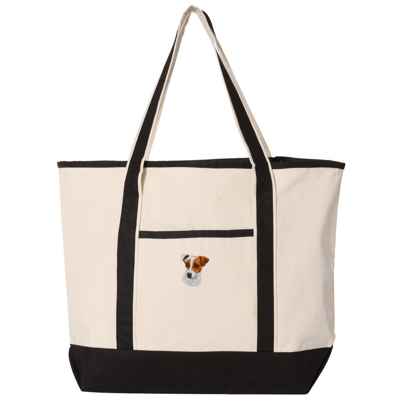 Parson Russell Terrier Embroidered Tote