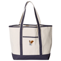 Parson Russell Terrier Embroidered Tote