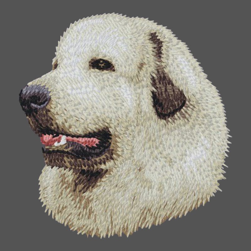 Great Pyrenees Embroidered Men's Fleece Jacket