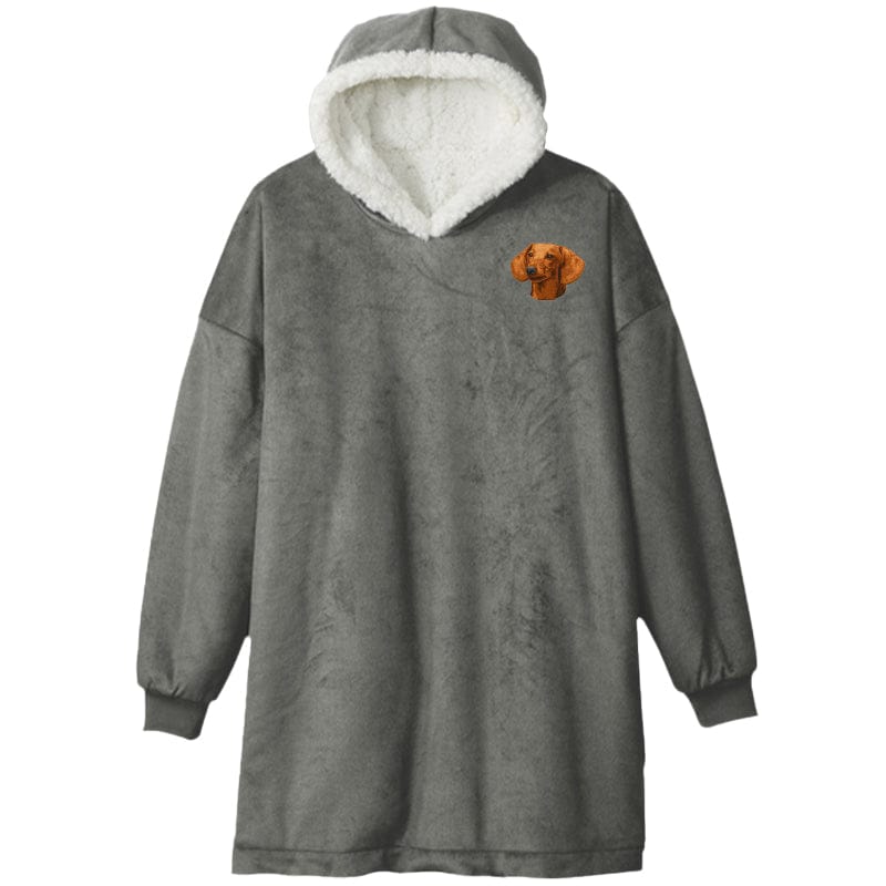 Dachshund Embroidered Wearable Blanket