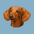 Dachshund Embroidered Classic Long Sleeve Shirt