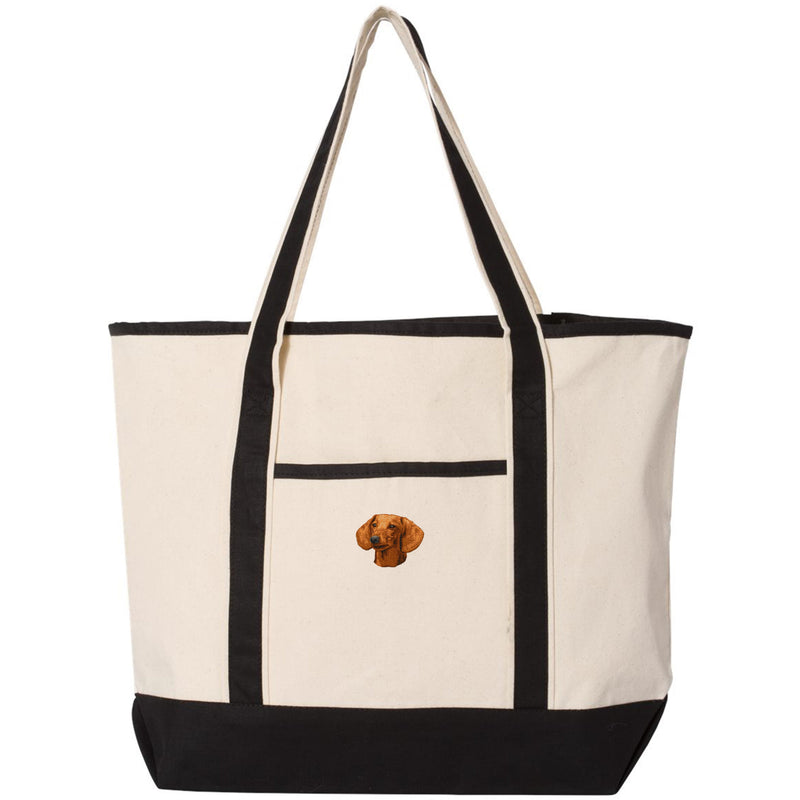 Dachshund Embroidered Tote