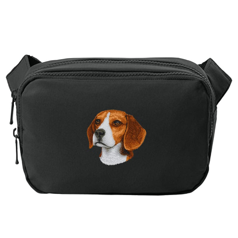 Beagle Embroidered Crossbody Bag