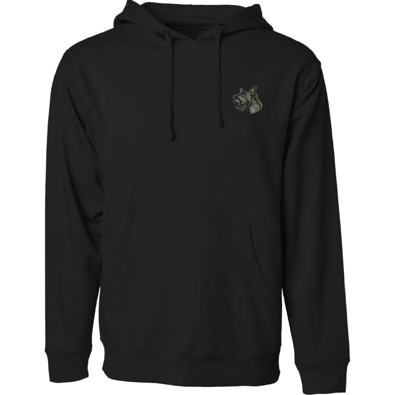 Scottish Terrier Embroidered Sweatshirt Hoodie