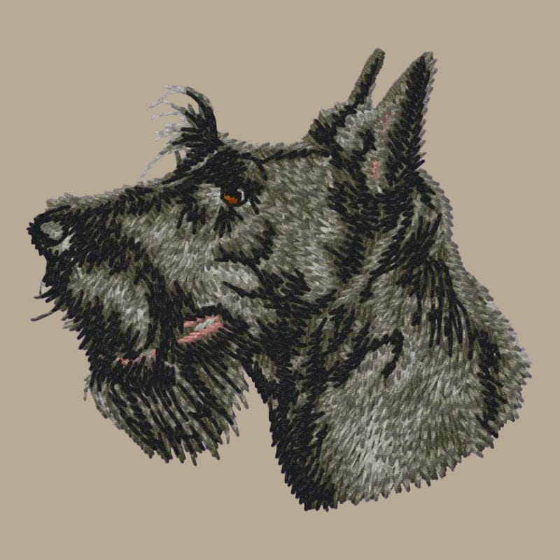 Scottish Terrier Embroidered Crossbody Bag