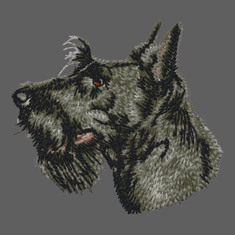 Scottish Terrier Embroidered Women's Fleece Jacket