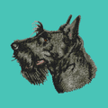 Scottish Terrier Embroidered Baseball Cap
