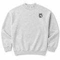 Alaskan Malamute Embroidered Mock Neck Sweatshirt