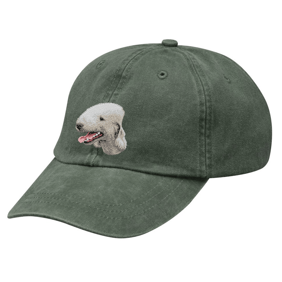 Bedlington Terrier Embroidered Baseball Cap