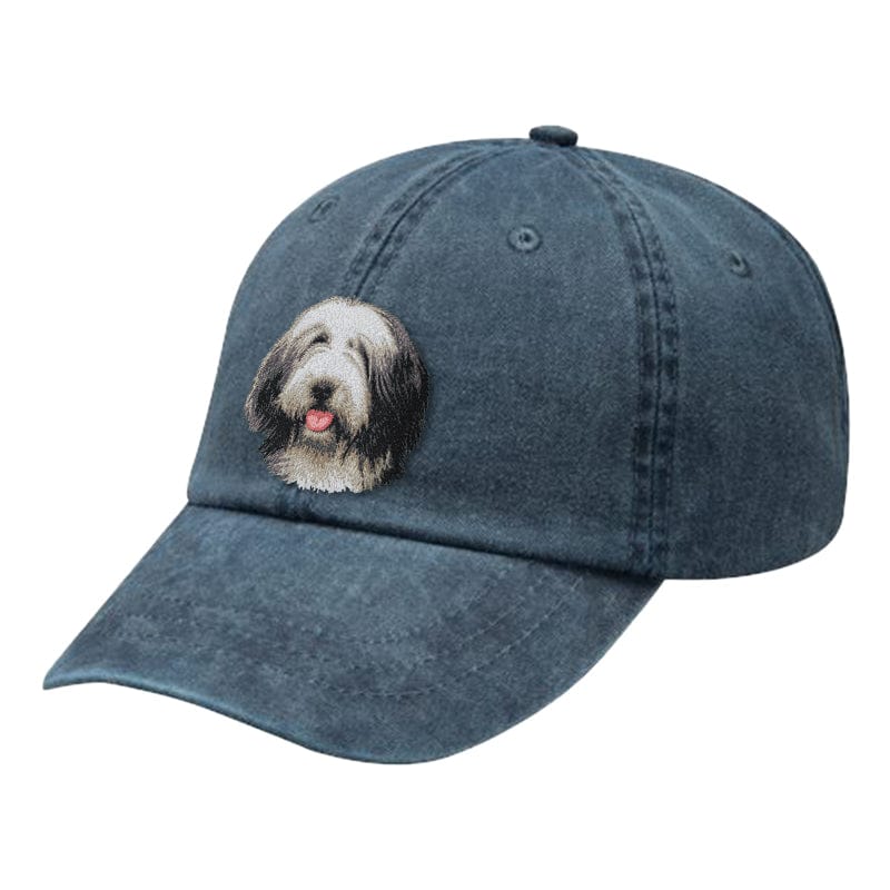 Bearded Collie Embroidered Baseball Cap
