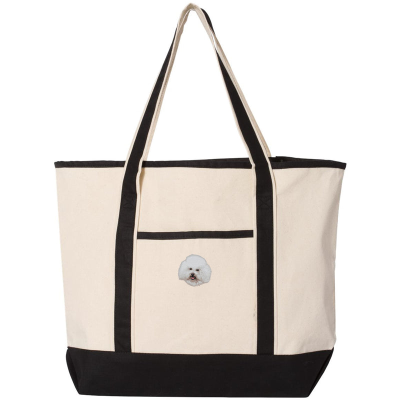 Bichon Frise Embroidered Tote