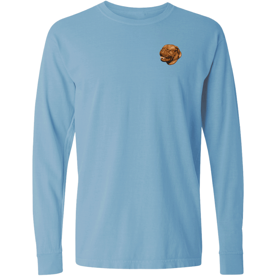Dogue de Bordeaux Embroidered Classic Long Sleeve Shirt