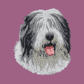 Old English Sheepdog Embroidered Classic Long Sleeve Shirt