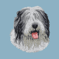 Old English Sheepdog Embroidered Sweatshirt Hoodie
