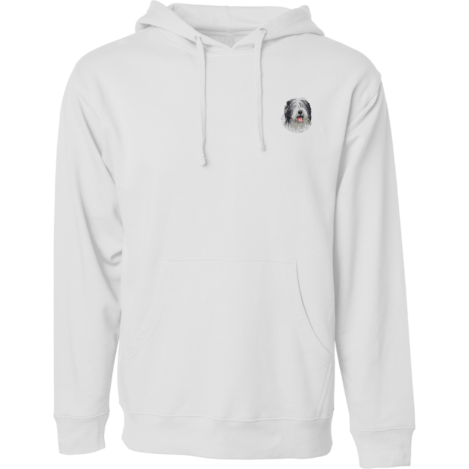 Old English Sheepdog Embroidered Sweatshirt Hoodie