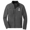 Old English Sheepdog Embroidered Men's Fleece Jacket