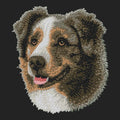 Australian Shepherd Embroidered Sweatshirt Hoodie