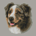 Australian Shepherd Embroidered Sweatshirt Hoodie