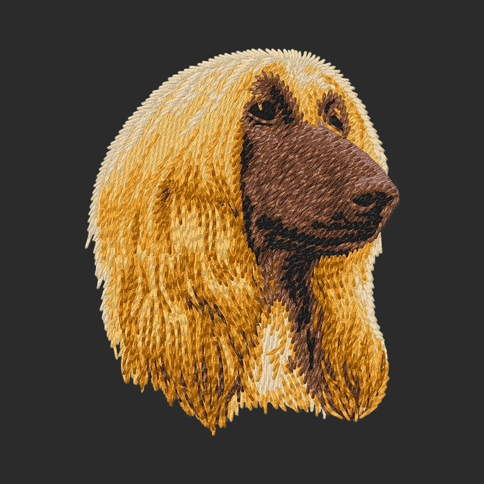 Afghan Hound Embroidered Classic Long Sleeve Shirt