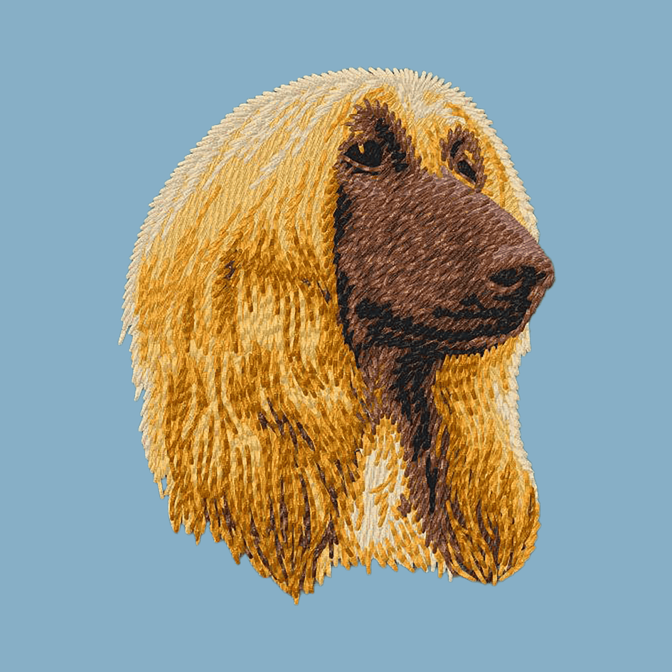 Afghan Hound Embroidered Classic Long Sleeve Shirt