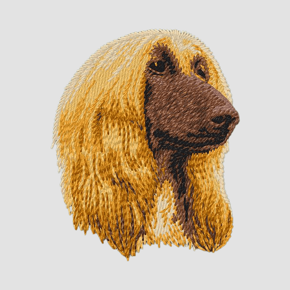 Afghan Hound Embroidered Classic Long Sleeve Shirt