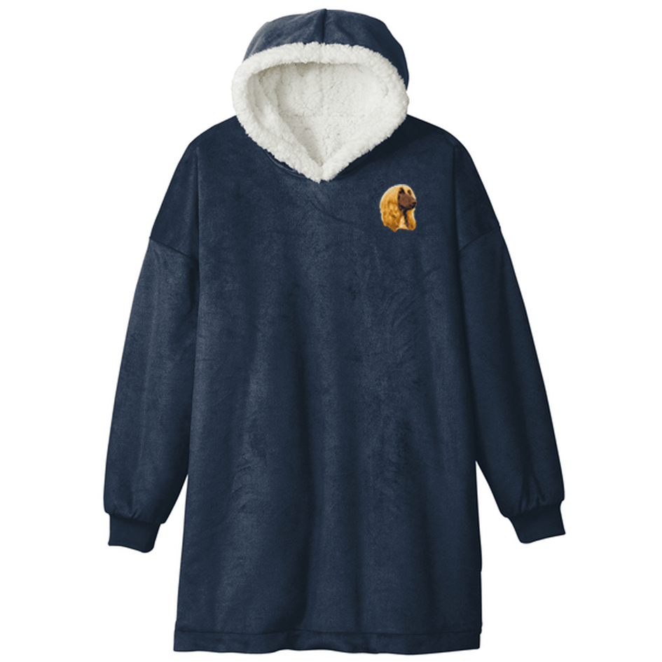 Afghan Hound Embroidered Wearable Blanket