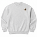 Borzoi Embroidered Mock Neck Sweatshirt