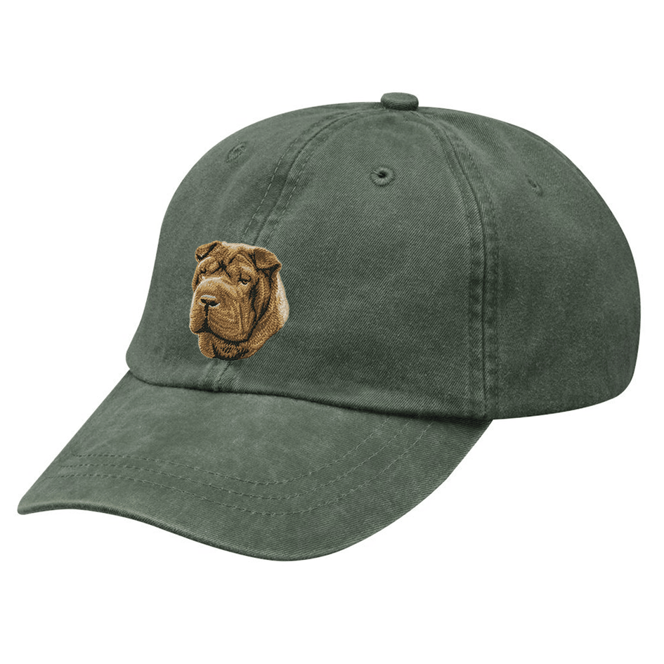 Chinese Shar-pei Embroidered Baseball Cap