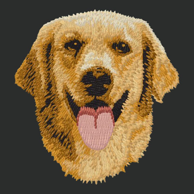 Golden Retriever Embroidered Crossbody Bag