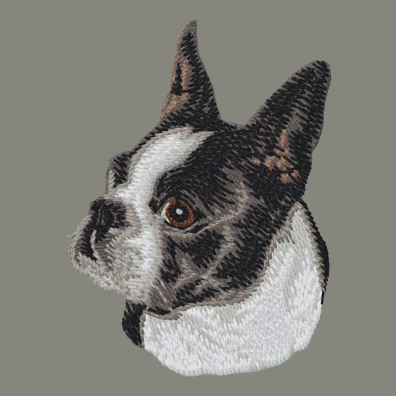 Boston Terrier Embroidered Baseball Cap