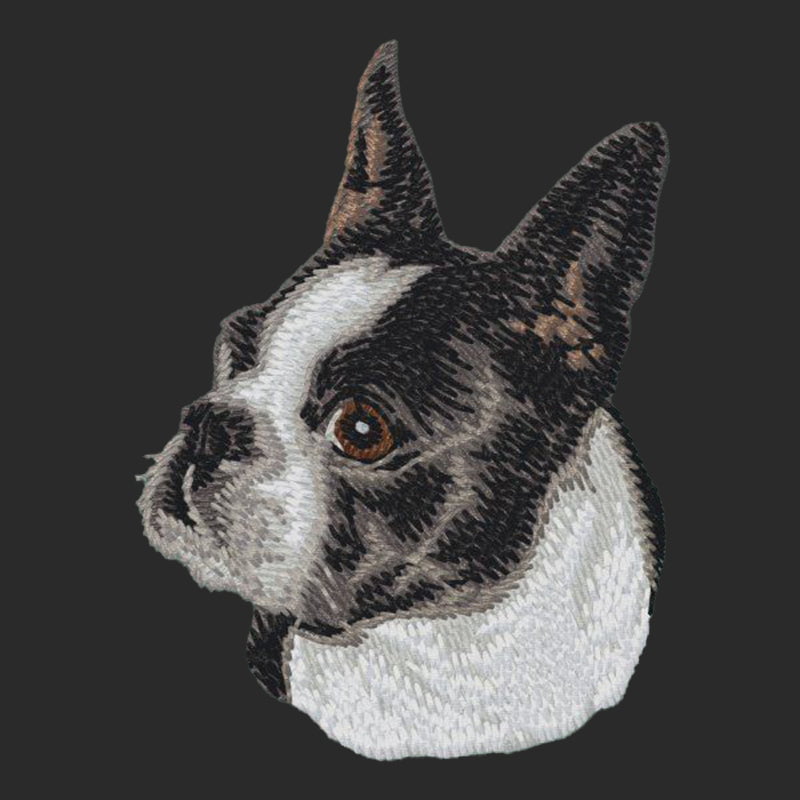 Boston Terrier Embroidered Wearable Blanket
