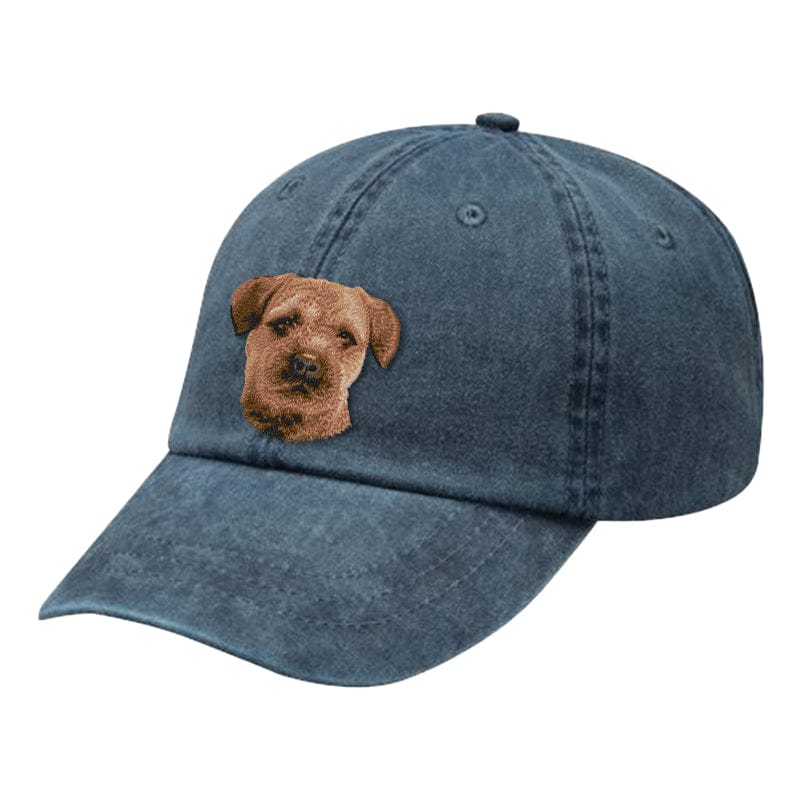 Border Terrier Embroidered Baseball Cap