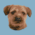 Border Terrier Embroidered Classic Long Sleeve Shirt