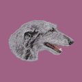 Scottish Deerhound Embroidered Classic Long Sleeve Shirt