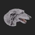 Scottish Deerhound Embroidered Sweatshirt Hoodie