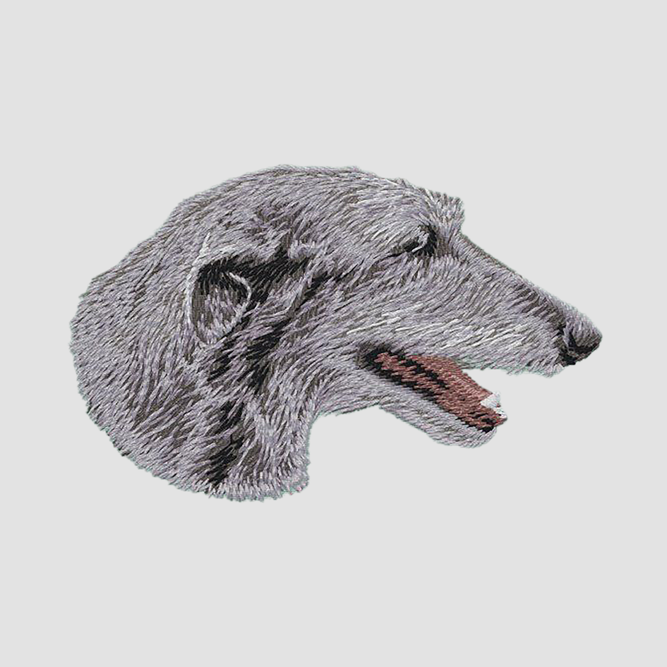 Scottish Deerhound Embroidered Classic Long Sleeve Shirt