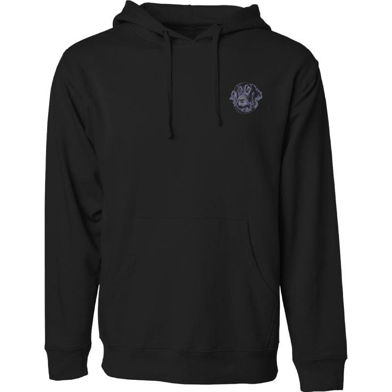 Flat-Coated Retriever Embroidered Sweatshirt Hoodie