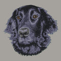 Flat-Coated Retriever Embroidered Sweatshirt Hoodie