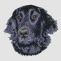 Flat-Coated Retriever Embroidered Sweatshirt Hoodie
