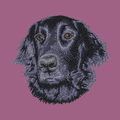 Flat-Coated Retriever Embroidered Classic Long Sleeve Shirt