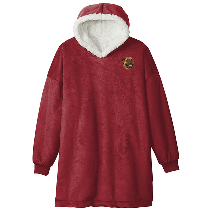 Bullmastiff Embroidered Wearable Blanket