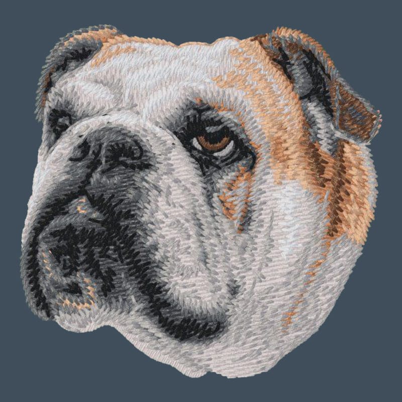 Bulldog Embroidered Baseball Cap