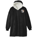 Bulldog Embroidered Wearable Blanket
