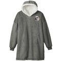 Bulldog Embroidered Wearable Blanket