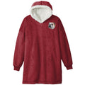 Bulldog Embroidered Wearable Blanket