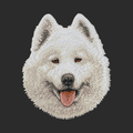 Samoyed Embroidered Classic Long Sleeve Shirt