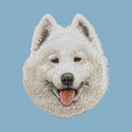 Samoyed Embroidered Classic Long Sleeve Shirt