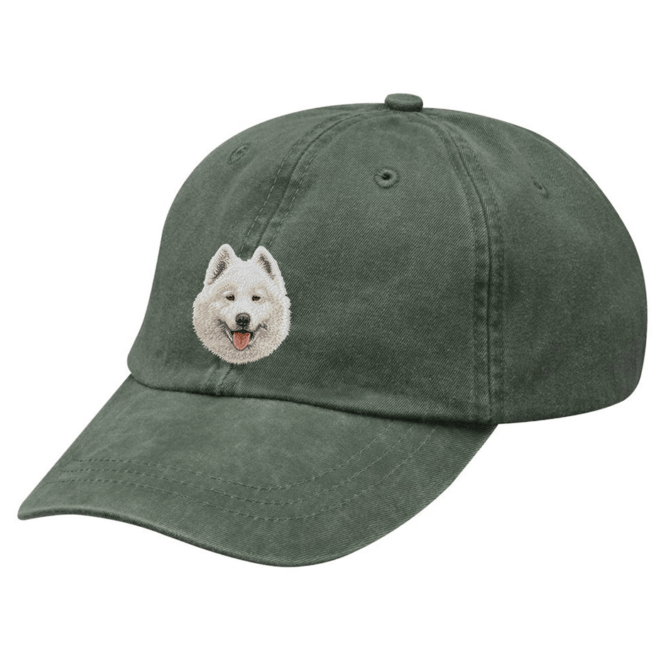 Samoyed Embroidered Baseball Cap