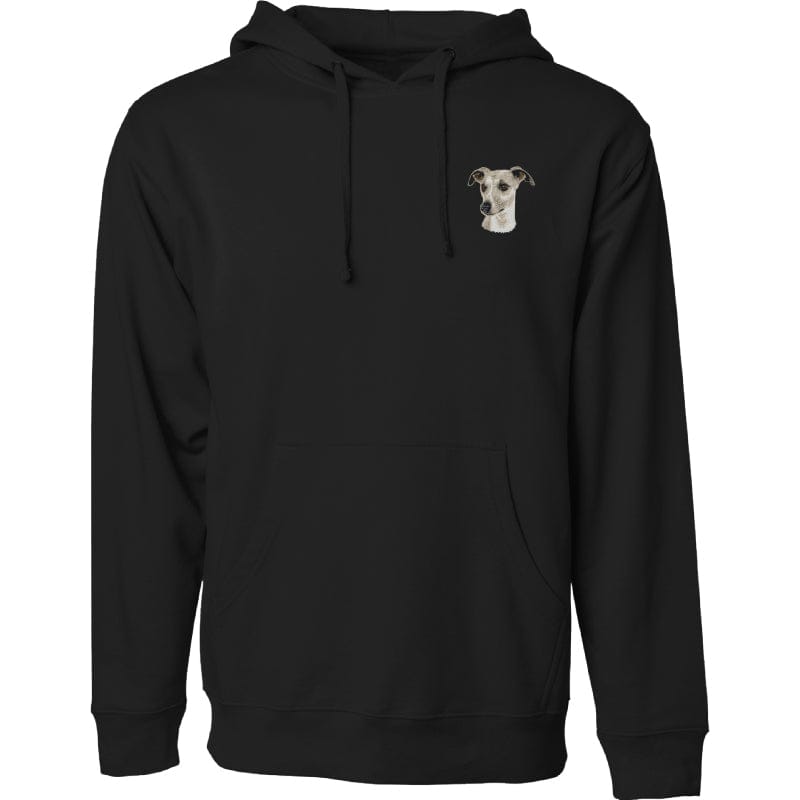 Whippet Embroidered Sweatshirt Hoodie