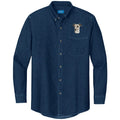 Whippet Embroidered Men's Denim Shirt